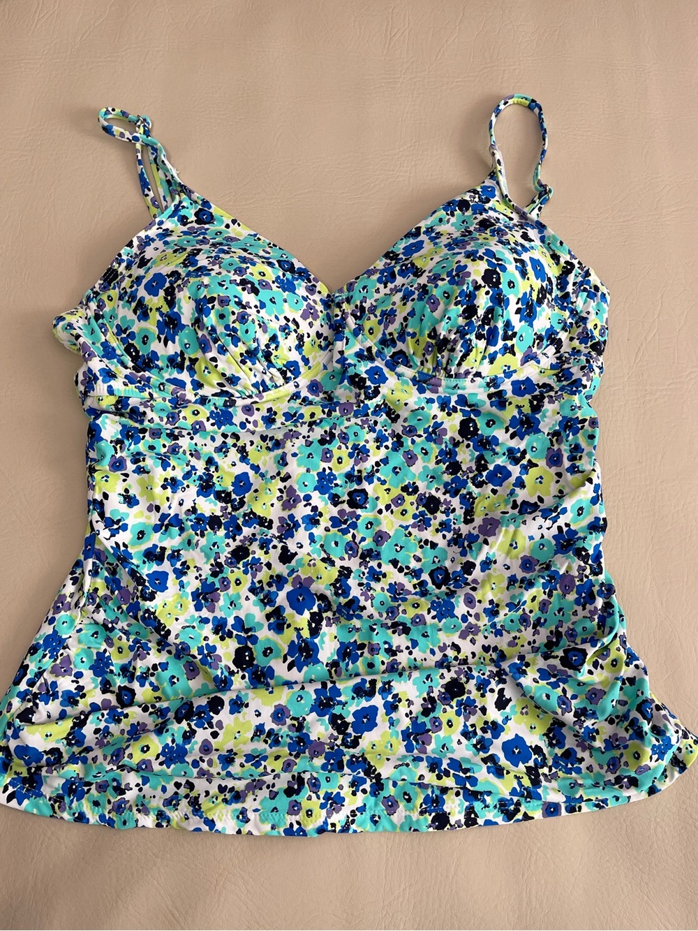 Anne Cole Floral Tankini Top XXL